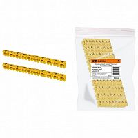 Маркер наборный - символ A желтый 2,5мм² (150 шт.) |  код. SQ0534-0028 |  TDM